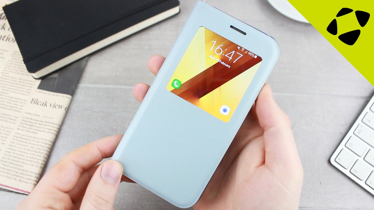 Official Samsung Galaxy A5 2017 S View Cover Case Review - Hands On