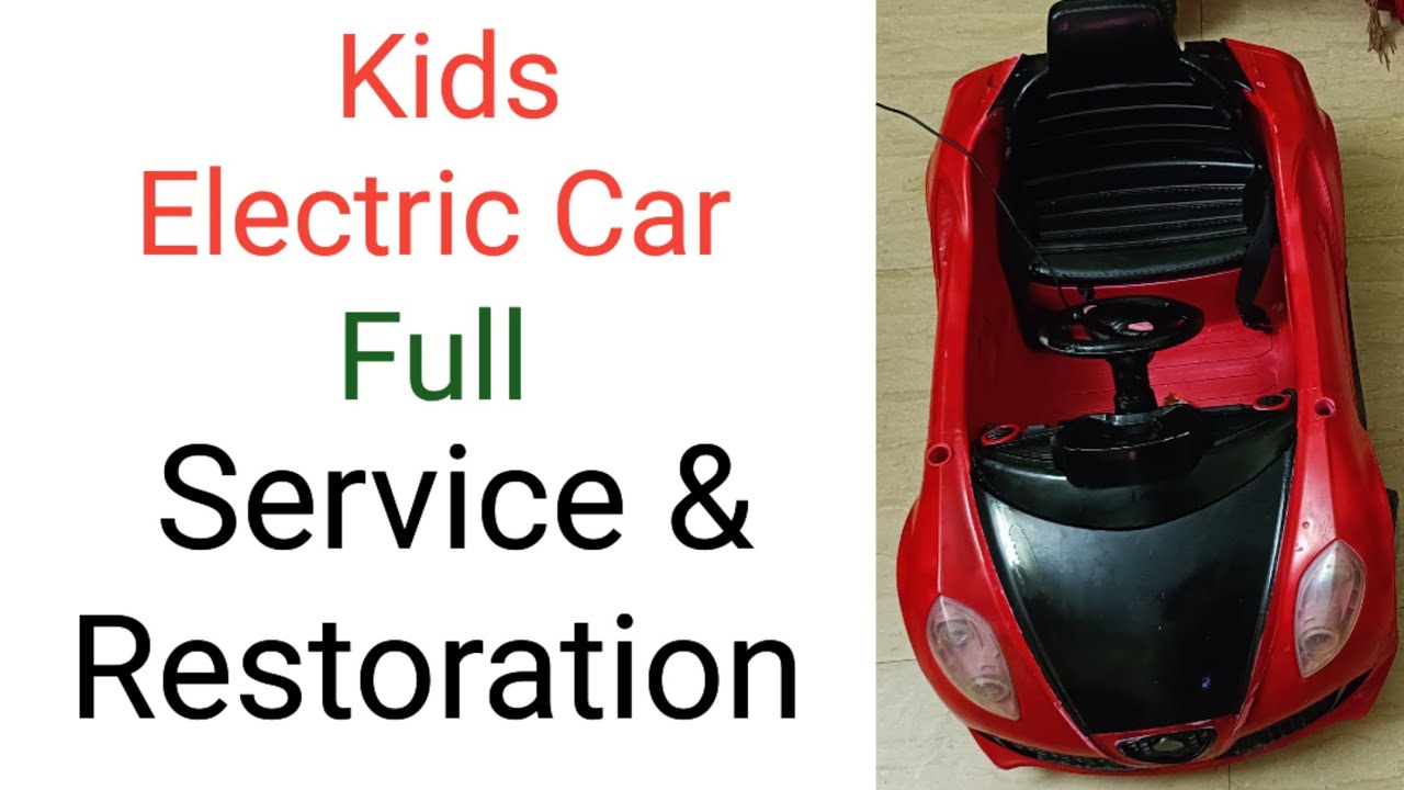 How to repair - Kids car - Electric car restoration - kids battery car repair - auto pilot car