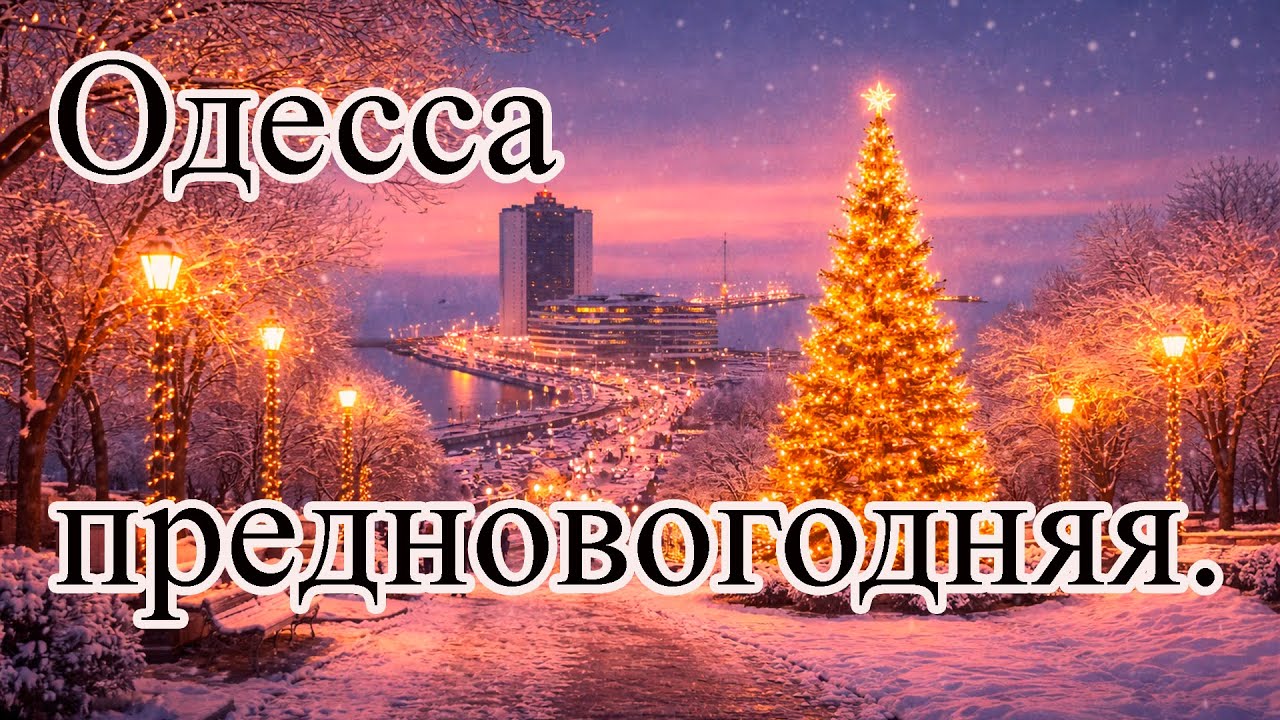 Одесса предрождественская и предновогодняя или Жизнь продолжается.