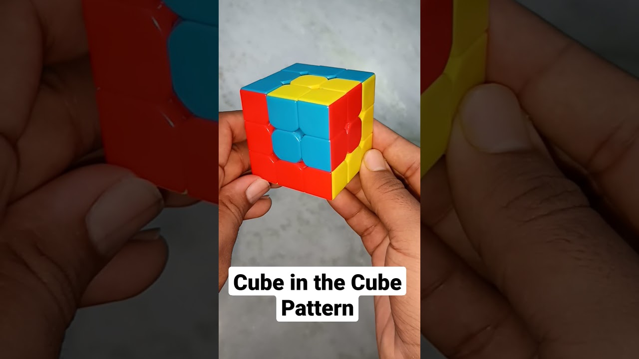 Cube in the Cube Pattern #Shorts