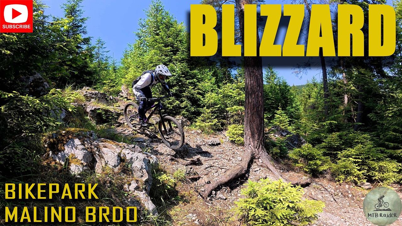 Trail Blizzard je nádherný a dlhý trail v Malino Brdo bikeparku ktorý stojí za návštevu /