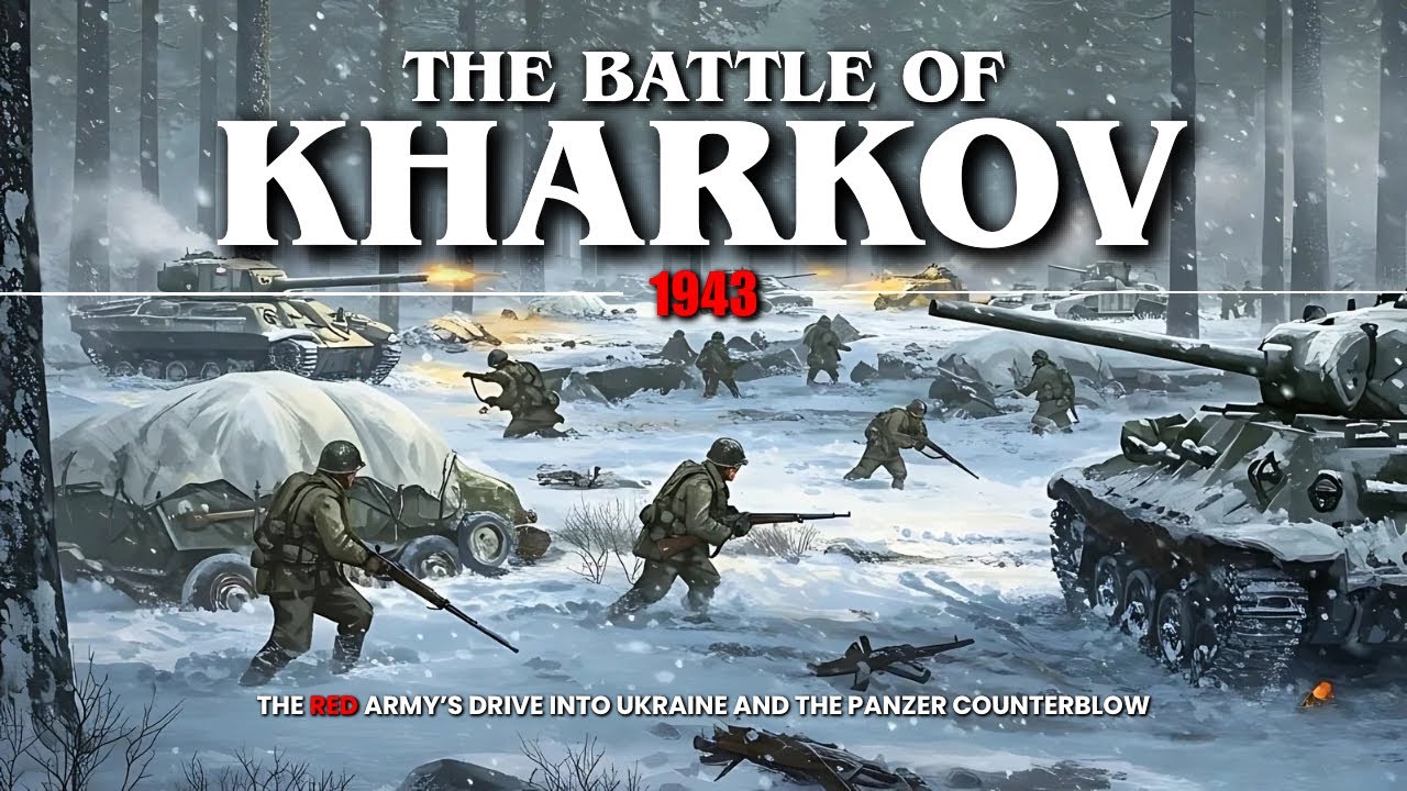 Fall Asleep To ENTIRE History of BATTLE OF KHARKOV (1943) | WW2 | Relaxing War Documentary