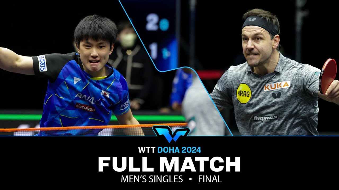 FULL MATCH | Timo BOLL vs Tomokazu HARIMOTO | MS F | #WTTDoha 2024