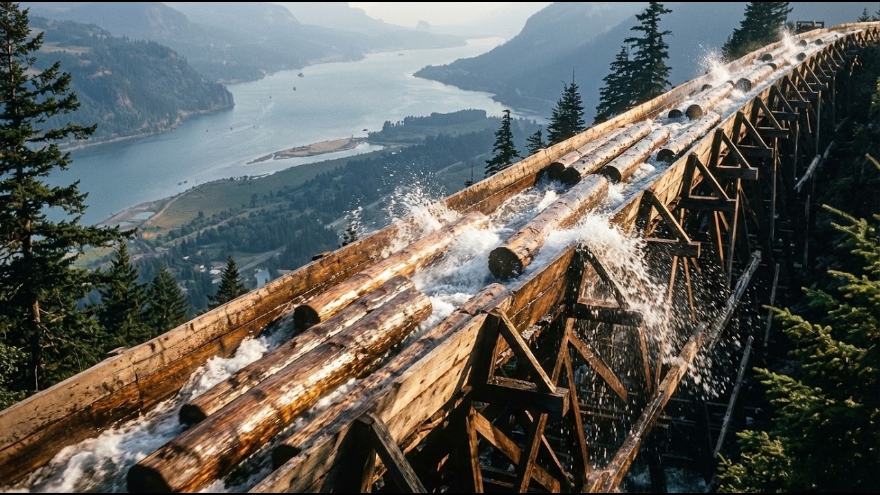 How 19th Century Log Flumes Actually Worked