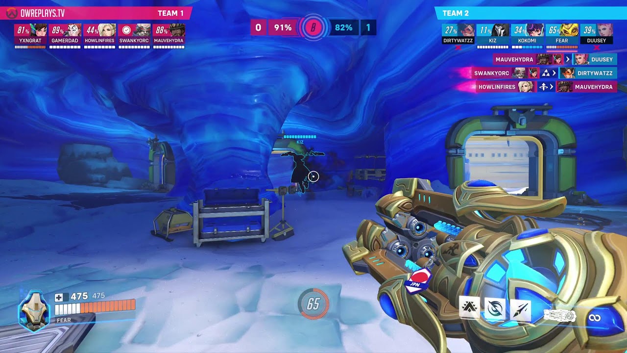 Average COMP match by FEAR &mdash; Overwatch 2 Replay C7NH6K