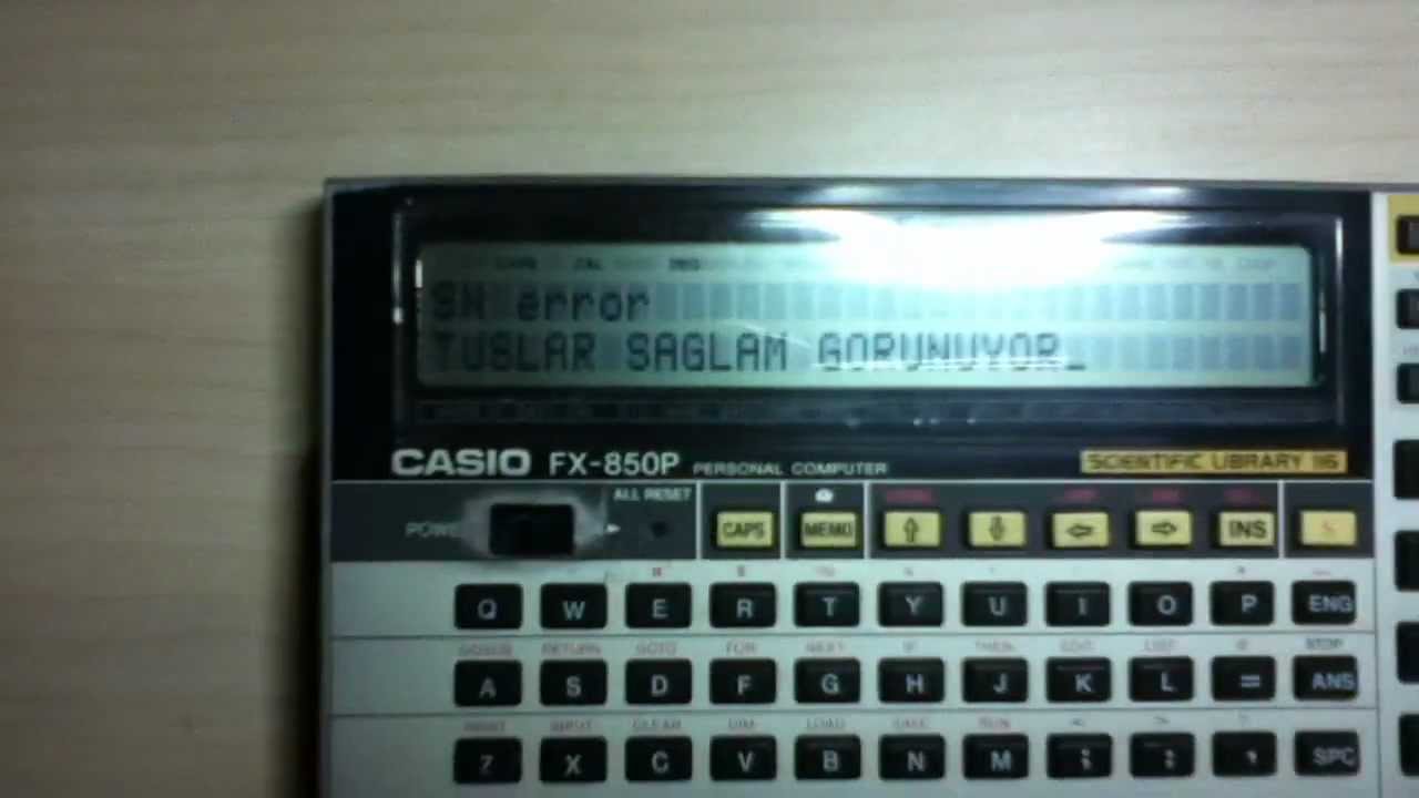 Casio FX-850P