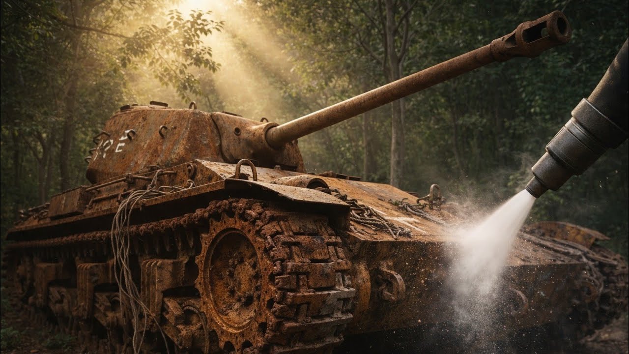 This Forgotten WWII Tank Was Left to Rust — $8,100 Complete ASMR Restoration