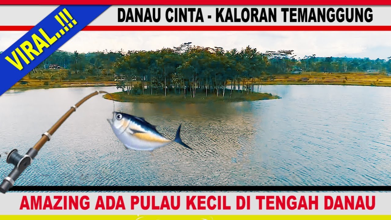 🔴 DANAU CINTA DI KALORAN TEMANGGUNG Lagi Viral Ada Danau Air Tawar Di Temanggung Yang Banyak Ikanya
