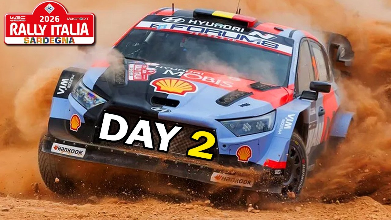🇮🇹 WRC Rally Italia Sardegna 2026 | Friday Highlights - Punctures - Jumps & More | Day 2