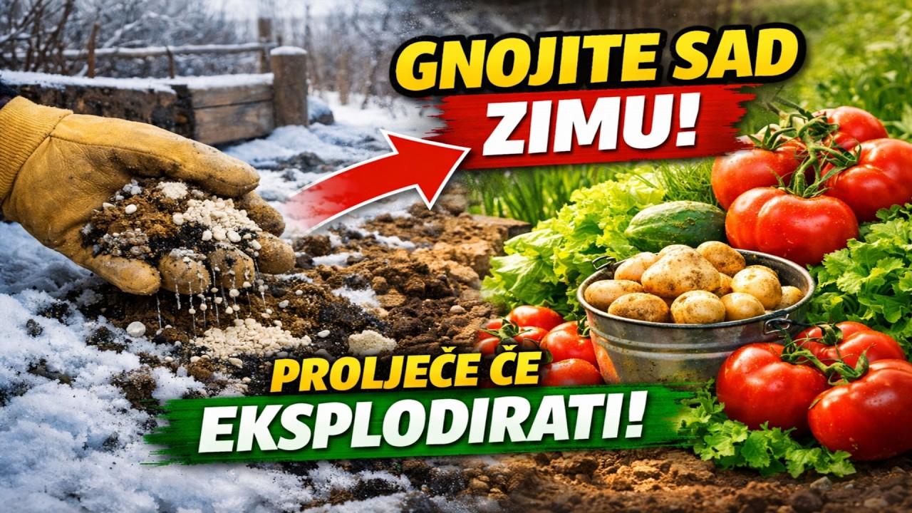POGNOJITE TLO OVIM U PROSINCU, i u proljeće će vam sve eksplodirati rastom! Tajna obilnog uroda.