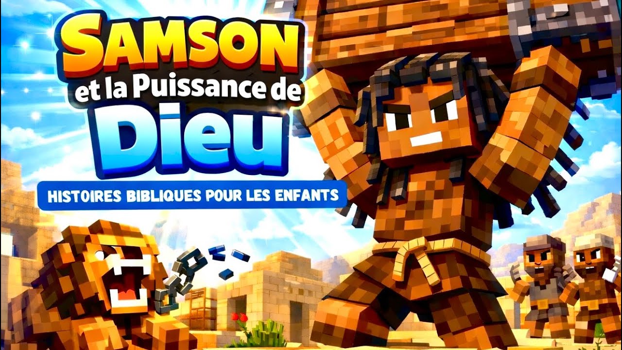 Histoires Bibliques pour Les Enfants: Samson et La Puissance de Dieu