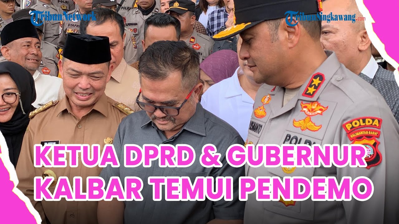 ®️🔴 Ketua DPRD dan Gubernur Kalbar Temui Mahasiswa Yang Berdemo❗Aparat Kepolisian Bersiaga