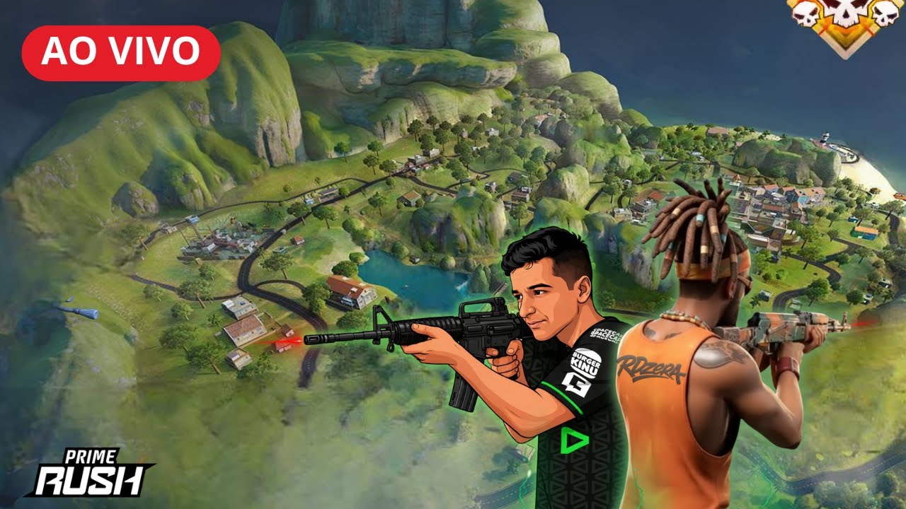 🔥 PRIME RUSH AO VIVO! Jogando E SOLTANDO CHAVES🎮🔑 #primerush #brunoplayhard 🎮🔑