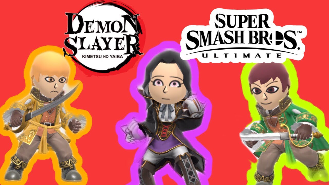 How To Make Demon Slayer Mii Fighters In Super Smash Bros Ultimate!