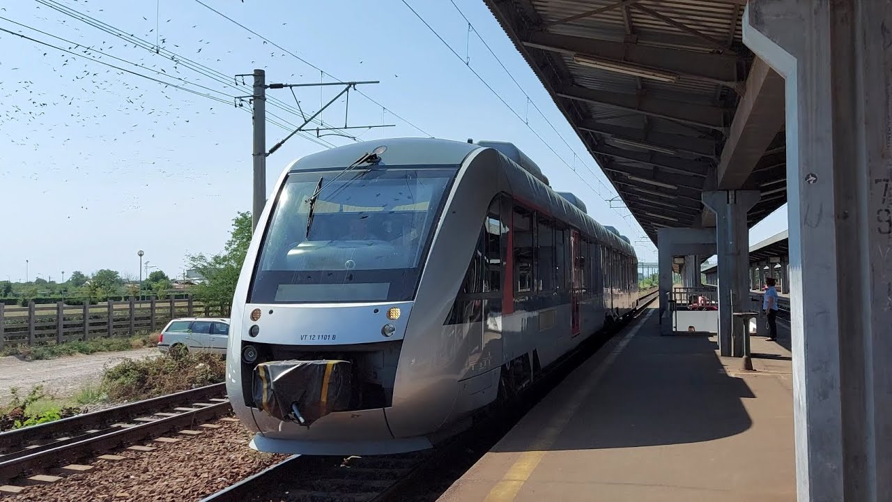 Automotor Alstom Coradia LINT VT12 1101 al TFC (ex Abellio NRW) mergând de la Cluj la București