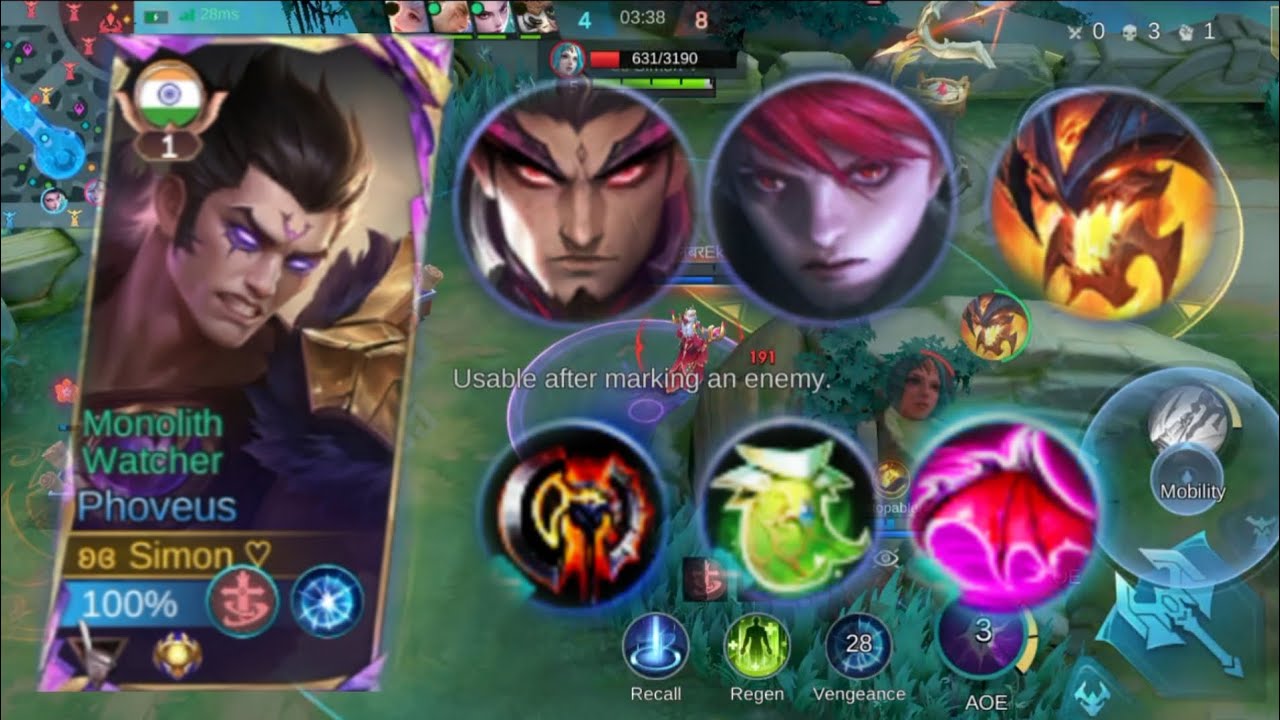 Unstoppable PHOVEUS is Monster in Mythic Rank ISANNE DAMAGE WITH HEALS | Mobile Legend 5v5 2026