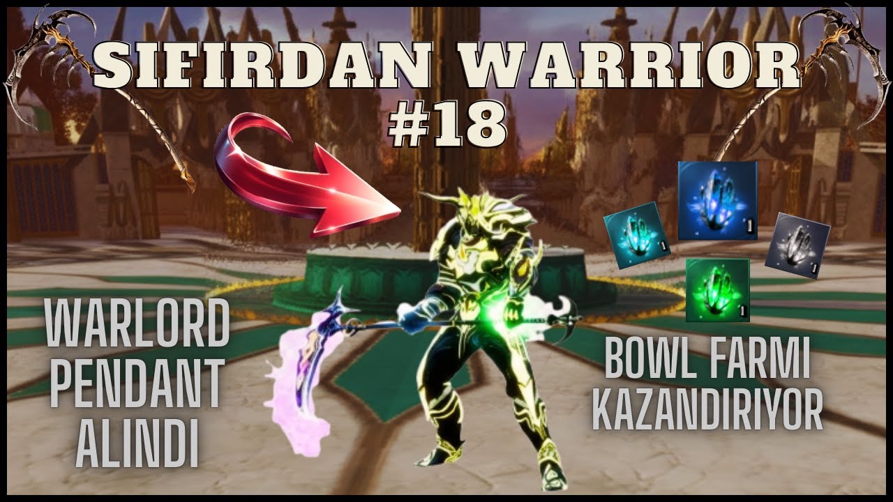Sıfırdan Warrior Bölüm #18 | SONUNDA WARLORD PENDANT !!! | Rise Online Galia