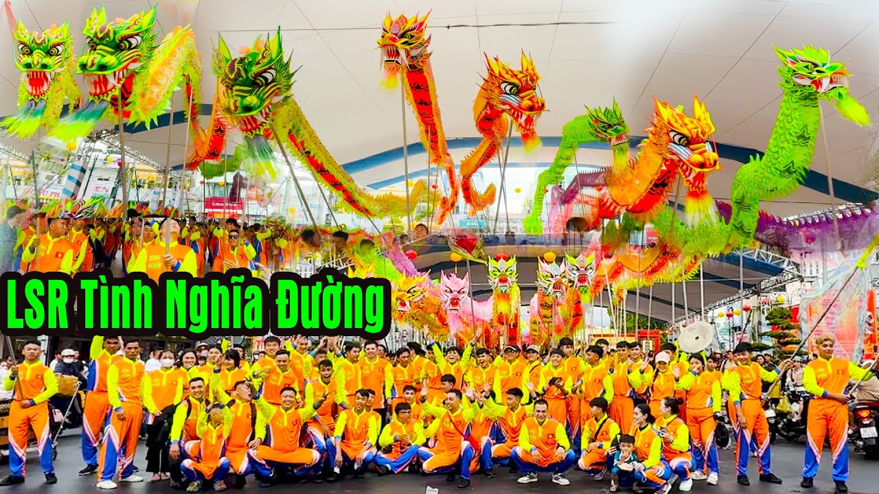 Múa Lân Hay Nhất LSR Tình Nghĩa Đường diễu hành Lân Sư Rồng Lễ hội Đình Thần Nguyễn Trung Trực 2025
