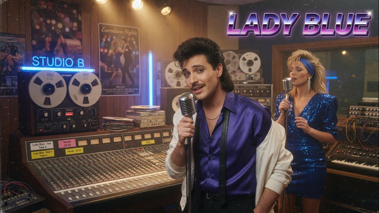 🎹 Retro Eurodisco: Lady Blue | Nostalgic 80s Love Song