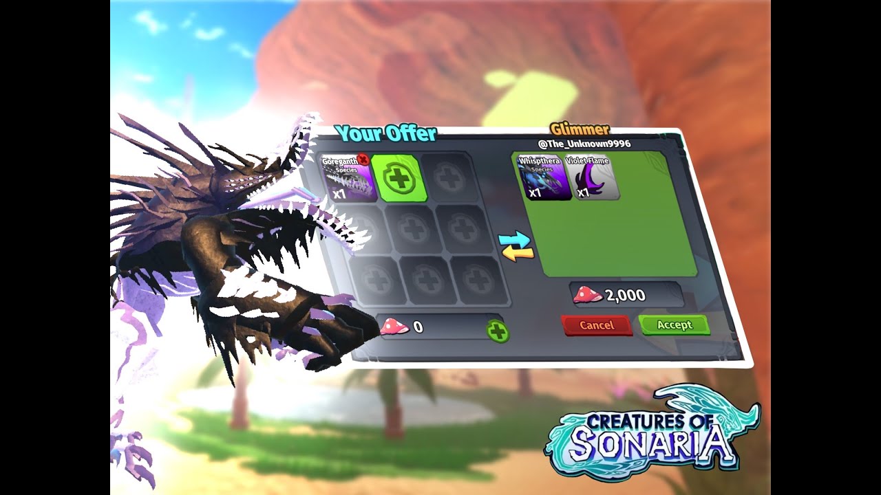 Creatures Of Sonaria Trading!🍄 (Part 4)