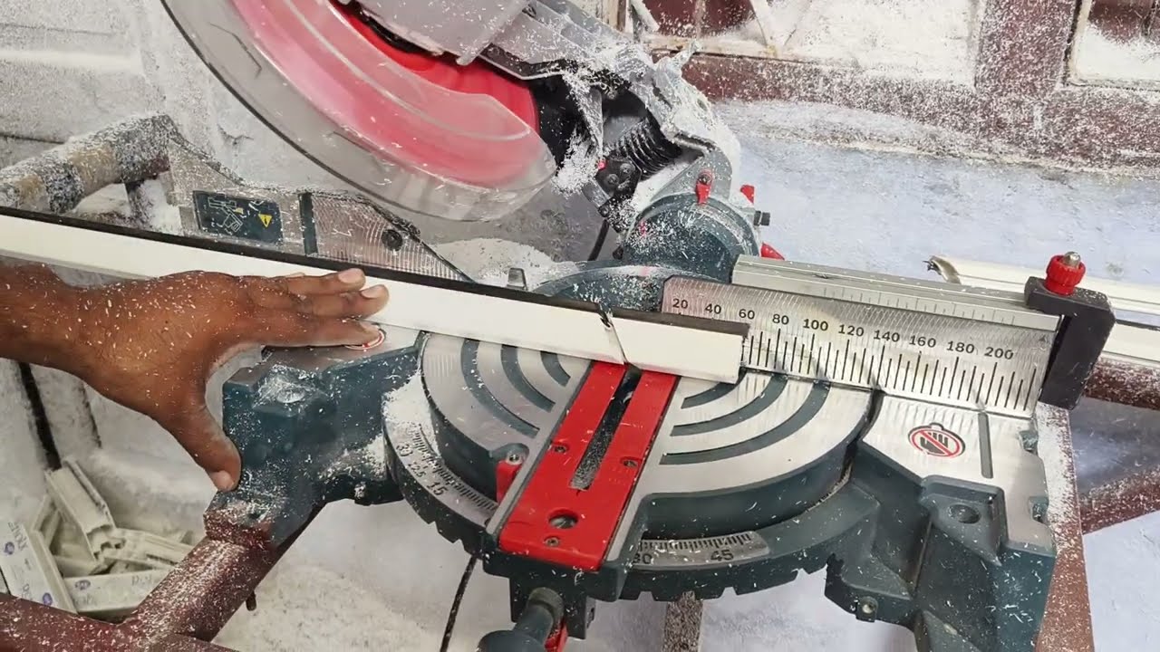 uPvc Window Bead Cutting By Meter Saw | | uPvc Window Bead Cutting Manual | | @YADAV.ARJUN1