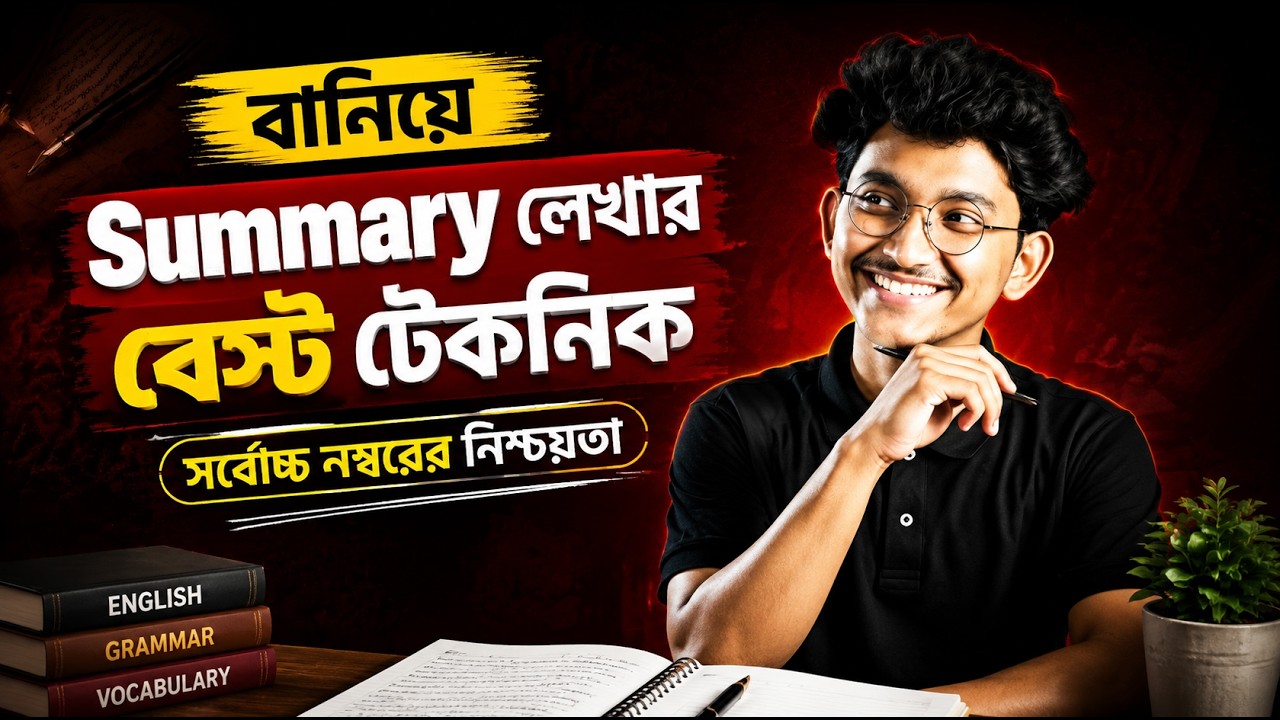 যেভাবে Summary লিখলে ফুল মার্কস পাবে | Summary Writing