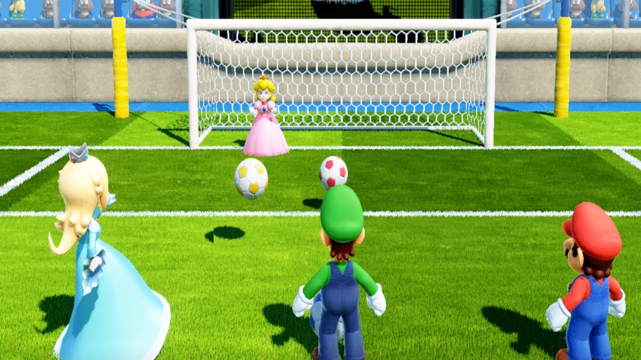 Mario Party Superstars - All Minigames #17 (Mario Vs Luigi Vs Peach Vs Rosalina)