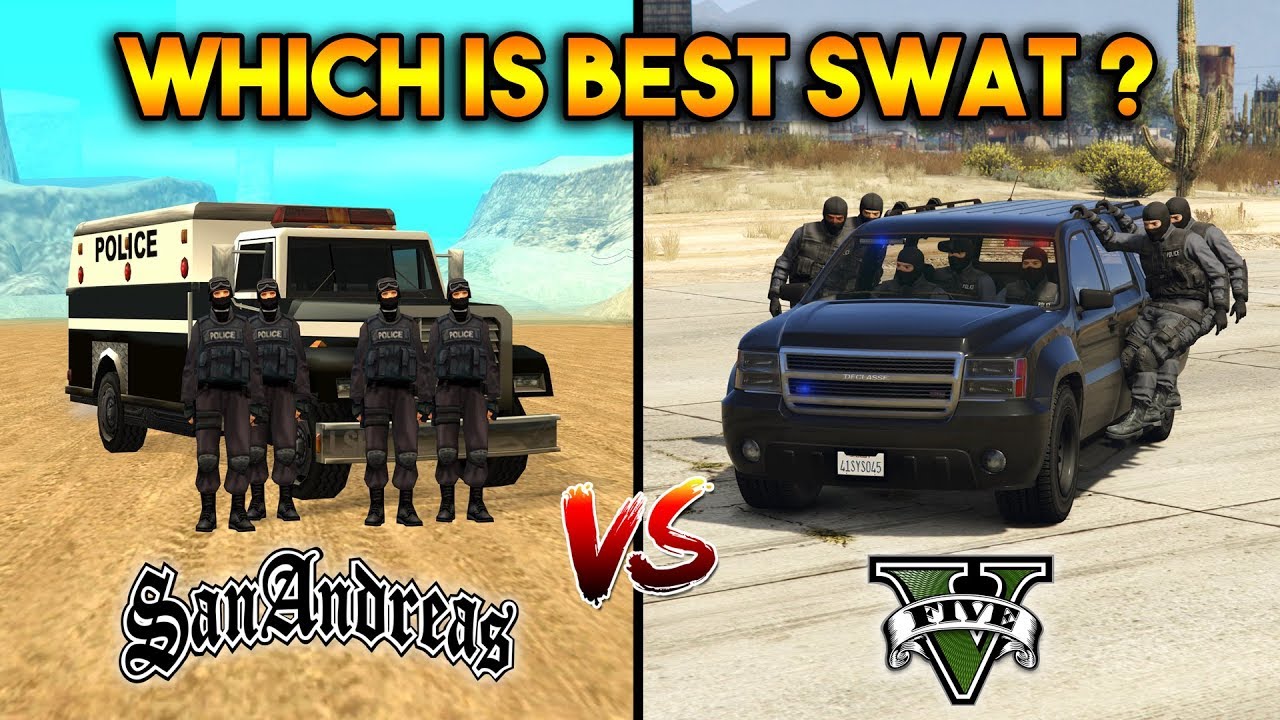 GTA 5 SWAT VS SAN ANDREAS SWAT : WHICH IS BEST?