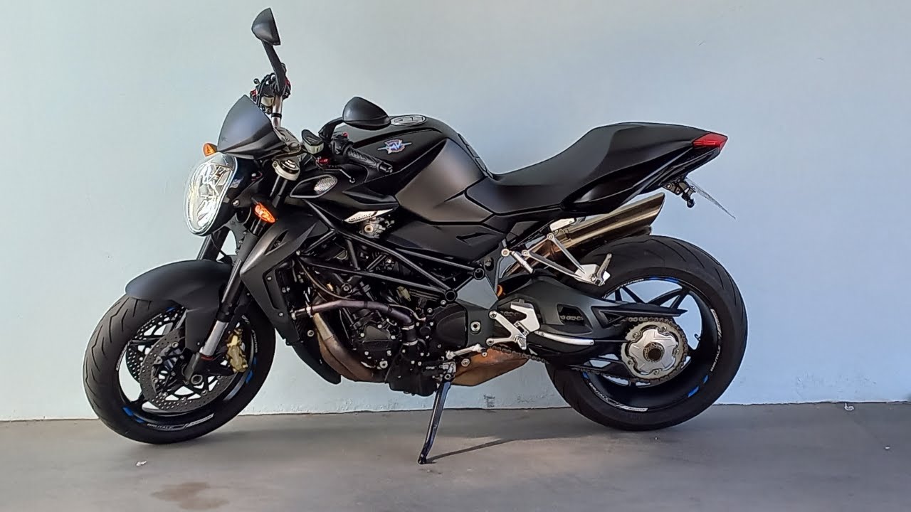 MV AGUSTA BRUTALE  -   0 a 200km/h.  AR NO SISTEMA DE ARREFECIMENTO.
