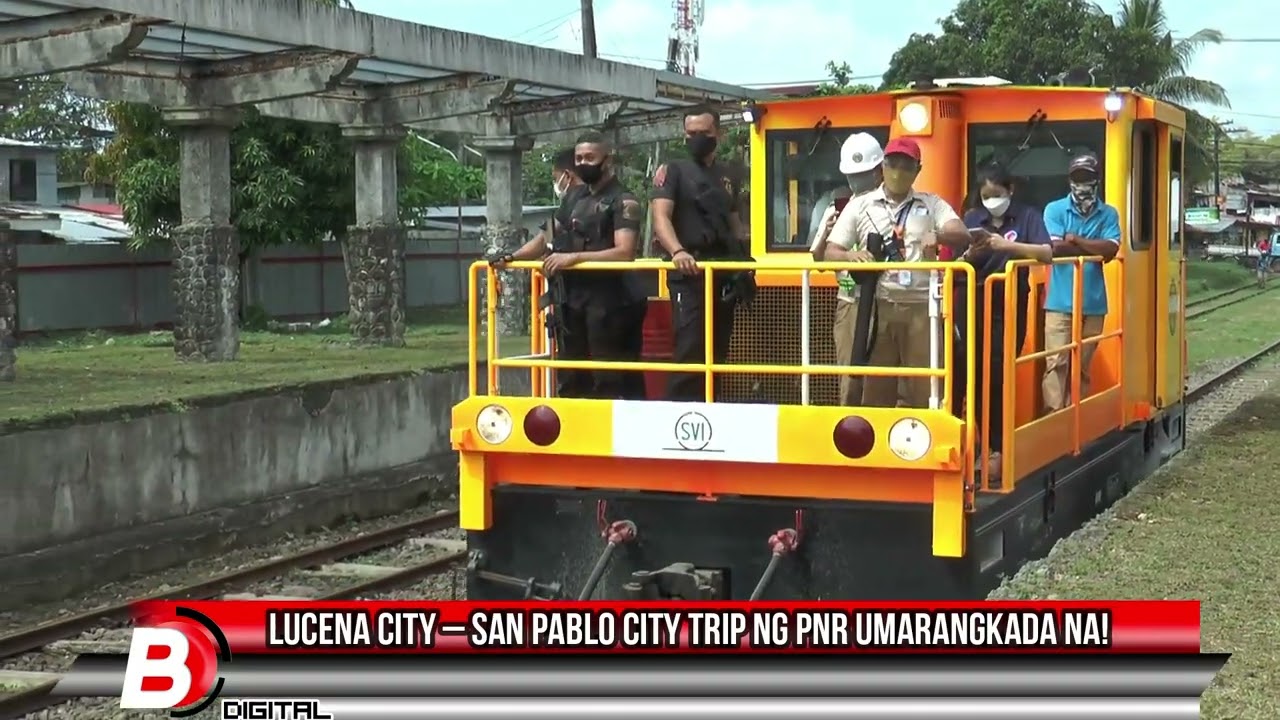 Lucena City &ndash; San Pablo City Trip ng PNR Umarangkada Na!