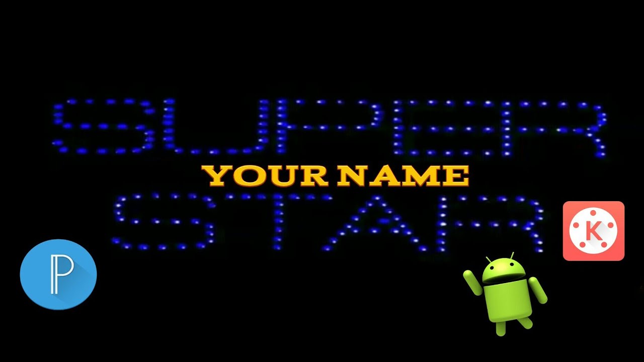 Super star title card typograpy video edit | Mobile Platform