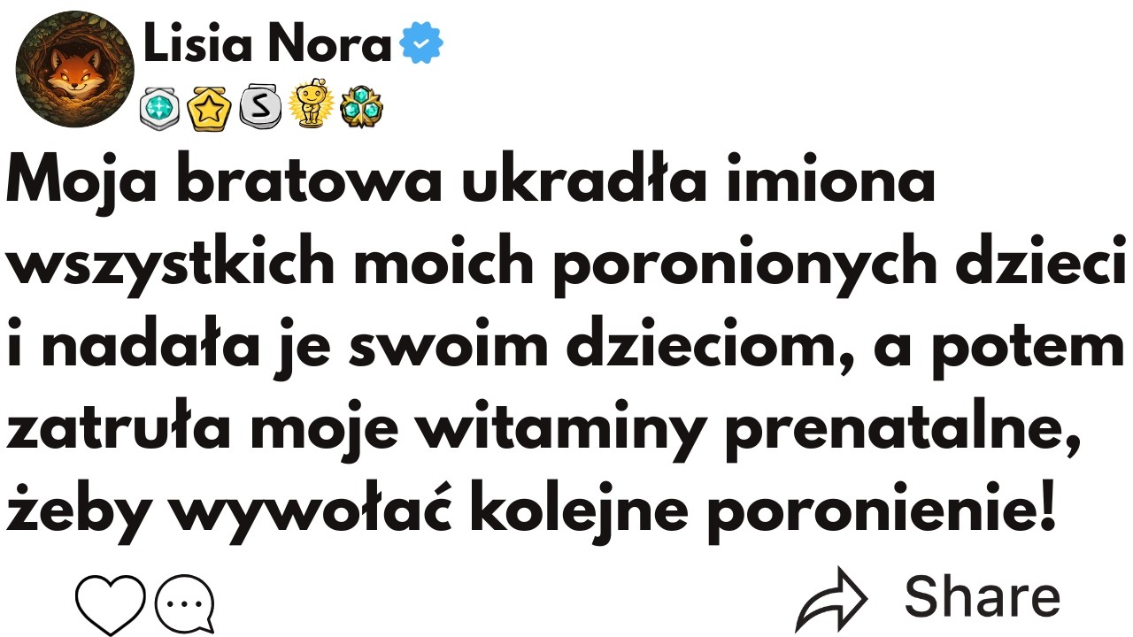 (Cała Historia) Moja bratowa ukradła imiona wszystkich moich poronionych dzieci i nadała je swoim...