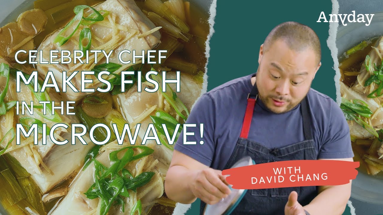 Watch Celebrity Chef David Chang Cook FISH in the Microwave (that Doesn't SMELL)!