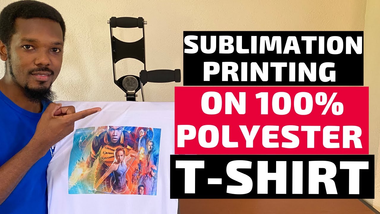 Sublimation Printing on a T-Shirt | 100% Polyester
