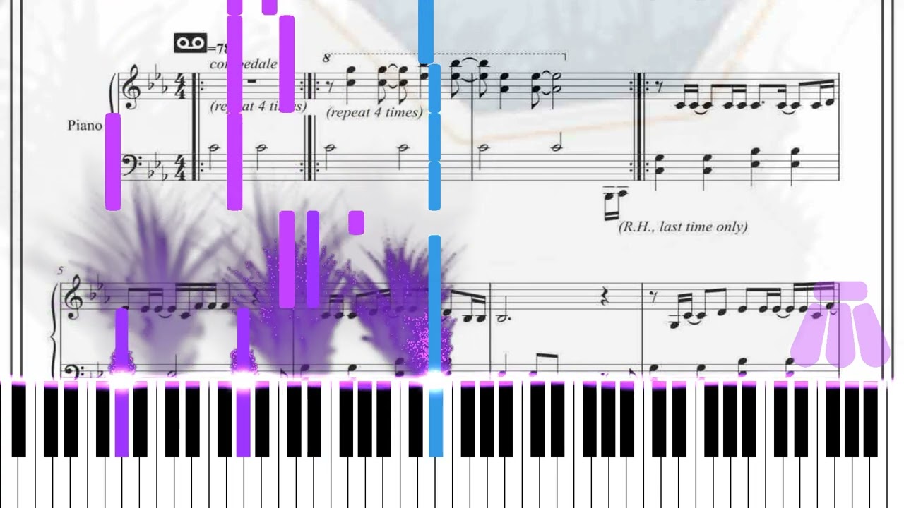 Free Piano Sheet High hopes by Pink Floyd
