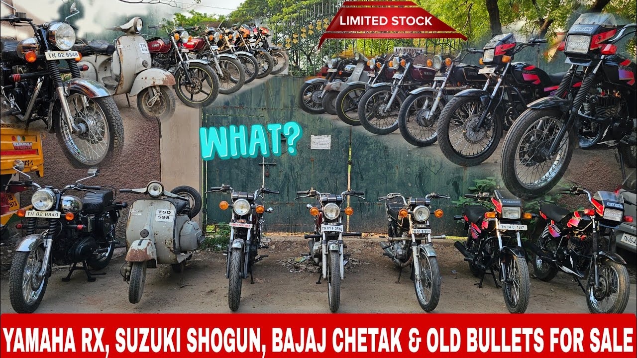 YAMAHA RX100, RX135, BAJAJ CHETAK, SUZUKI SHOGUN, & OLD BULLET FOR SALE AT LOW PRICE | ARK Diaries