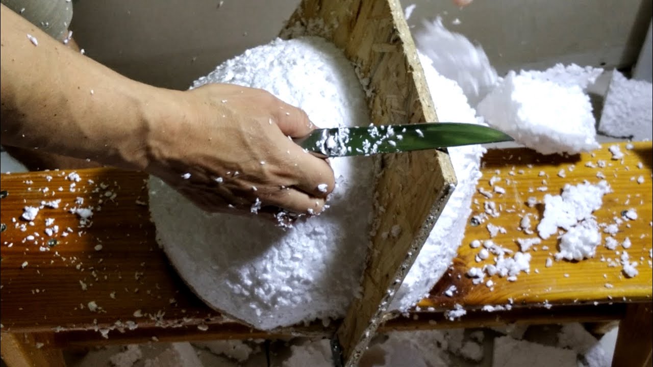 пенопластовый шар своими руками