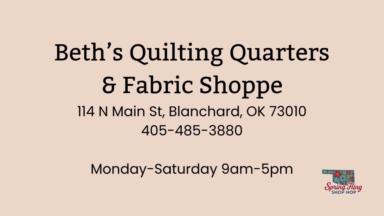 Quilt Shop Tour: Beth’s Quilting | Blanchard, Oklahoma Fabric Store