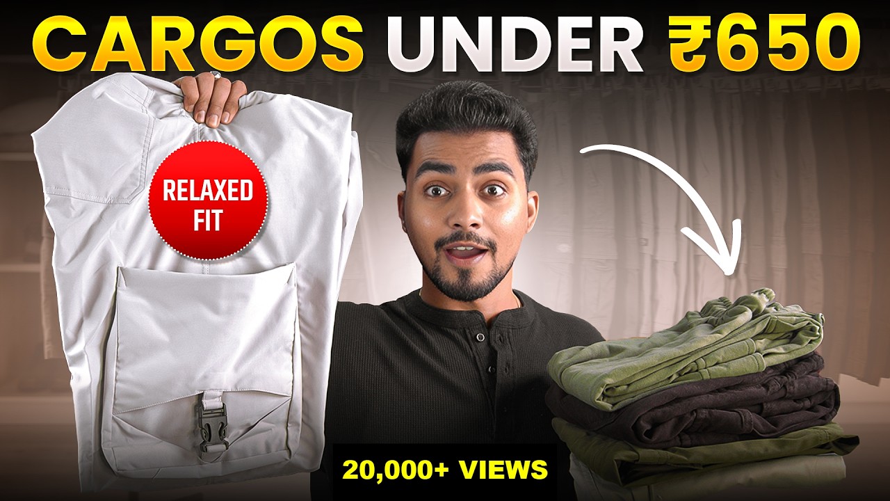 🔥BUDGET CARGO CHALLENGE🔥 | 5 Best CARGO Pants/Trousers for Summers | 2026