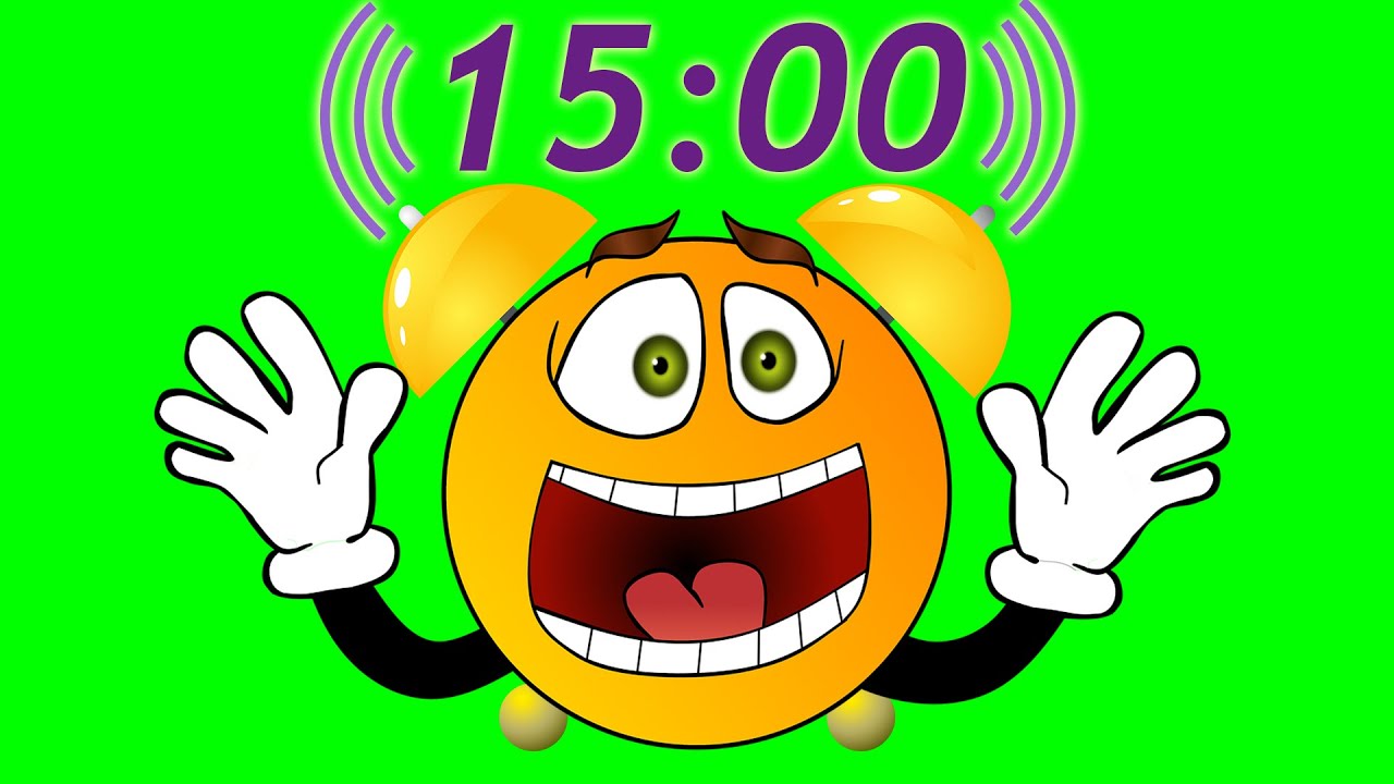 15 Minute Timer - Loud Alarm Clock Sound!