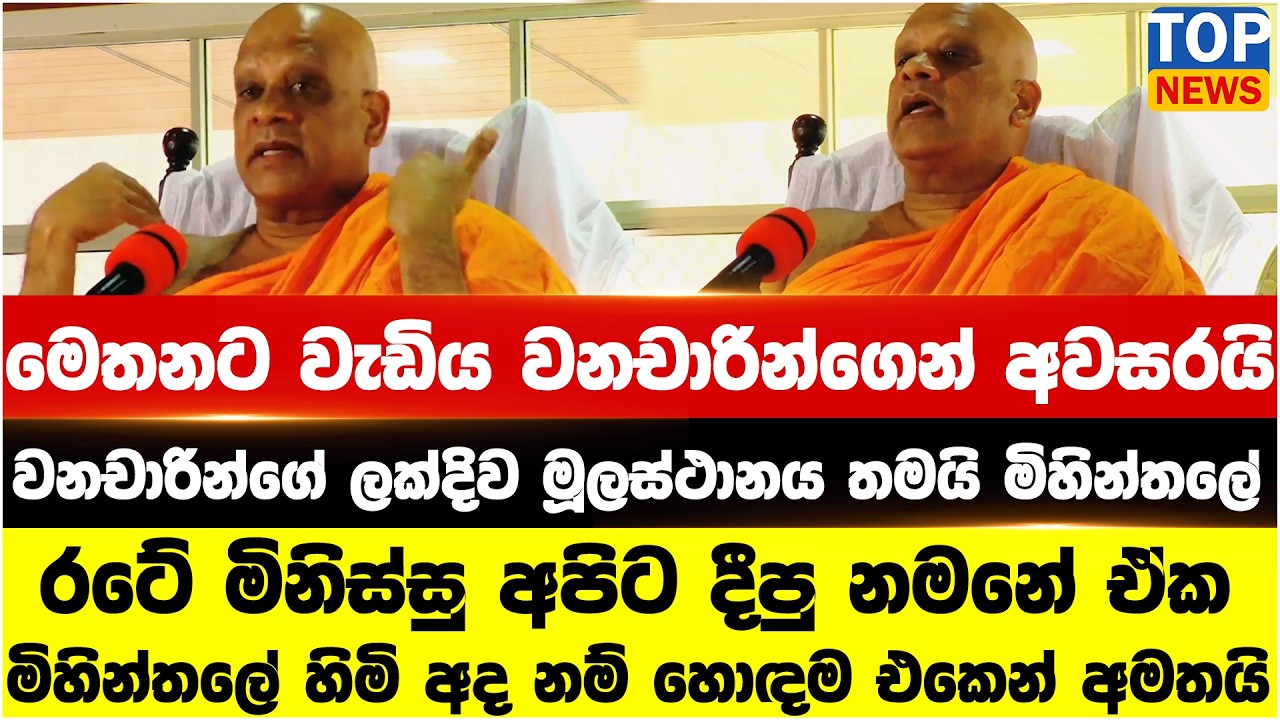 මෙතනට වැඩිය වනචාරින්ගෙන් අවසරයි - මිහින්තලේ හිමි අද නම් හොඳම එකෙන් අමතයි