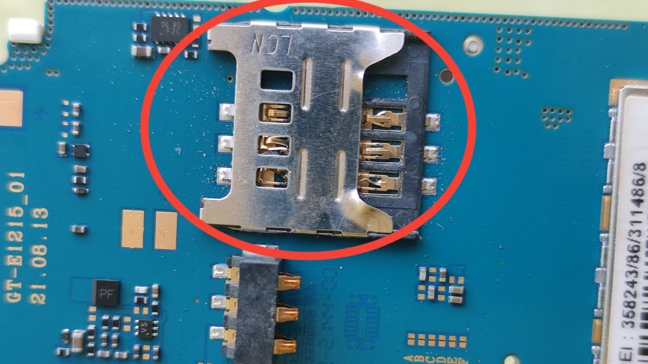 how to replace sim tray||samsung 1200 sim tray change