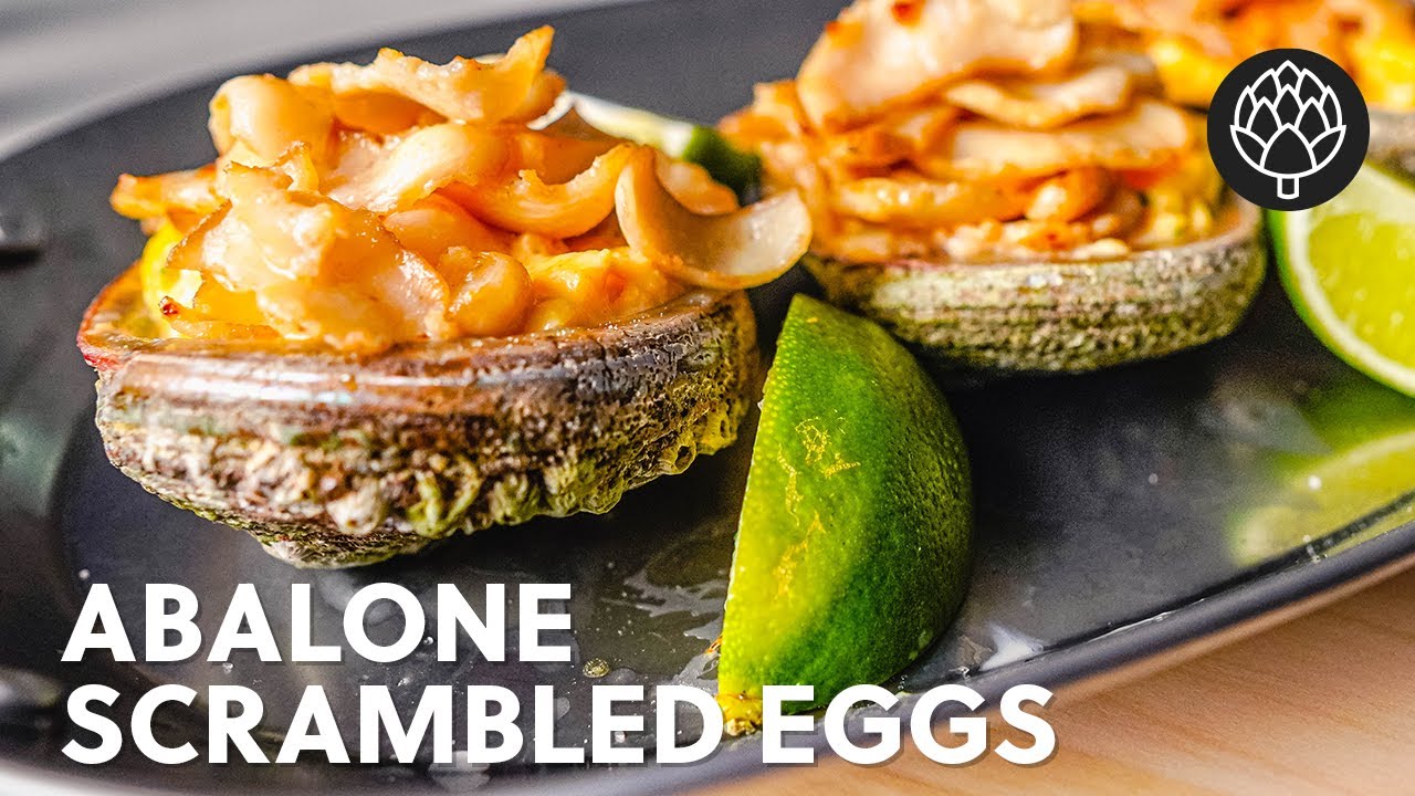 Abalone Scrambled eggs