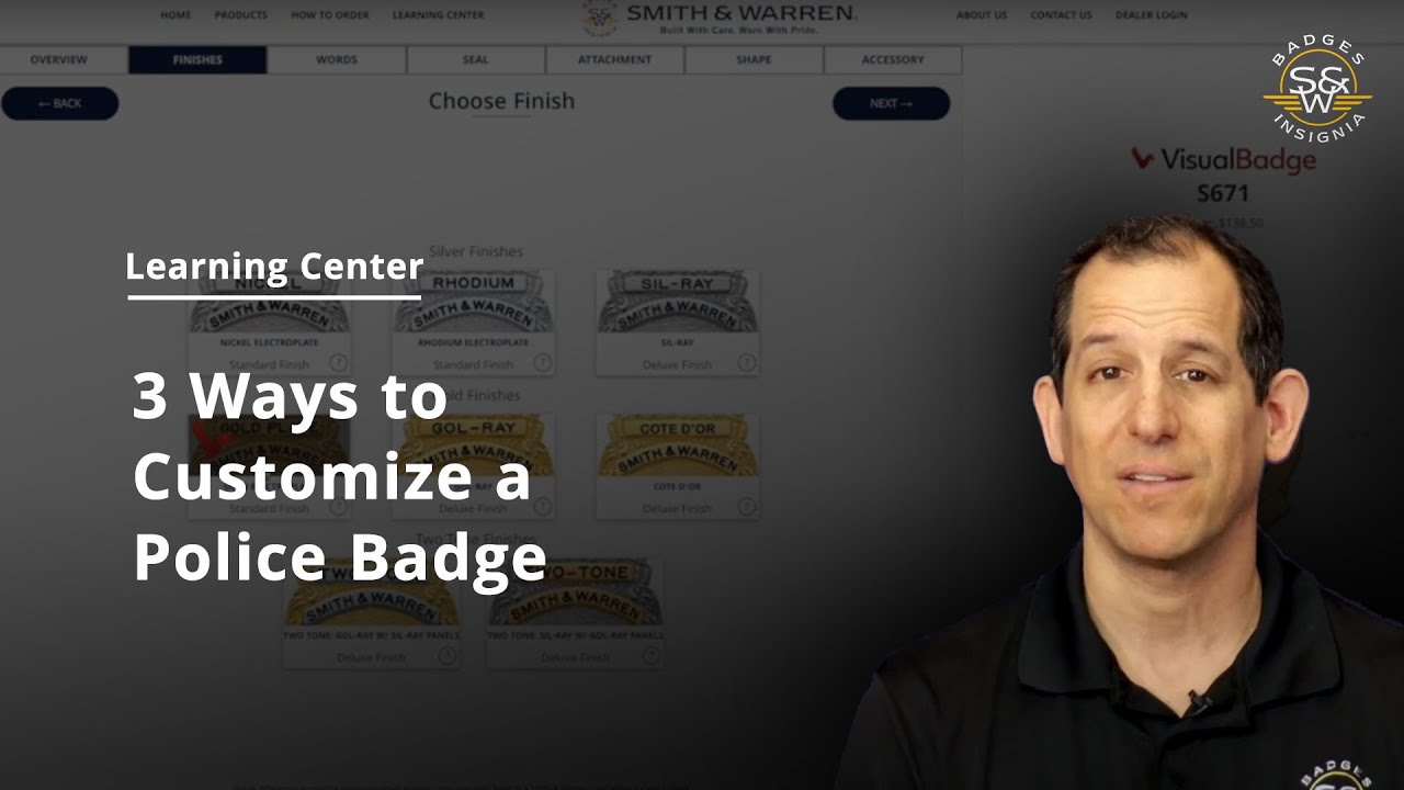 3 Ways to Customize a Police Badge