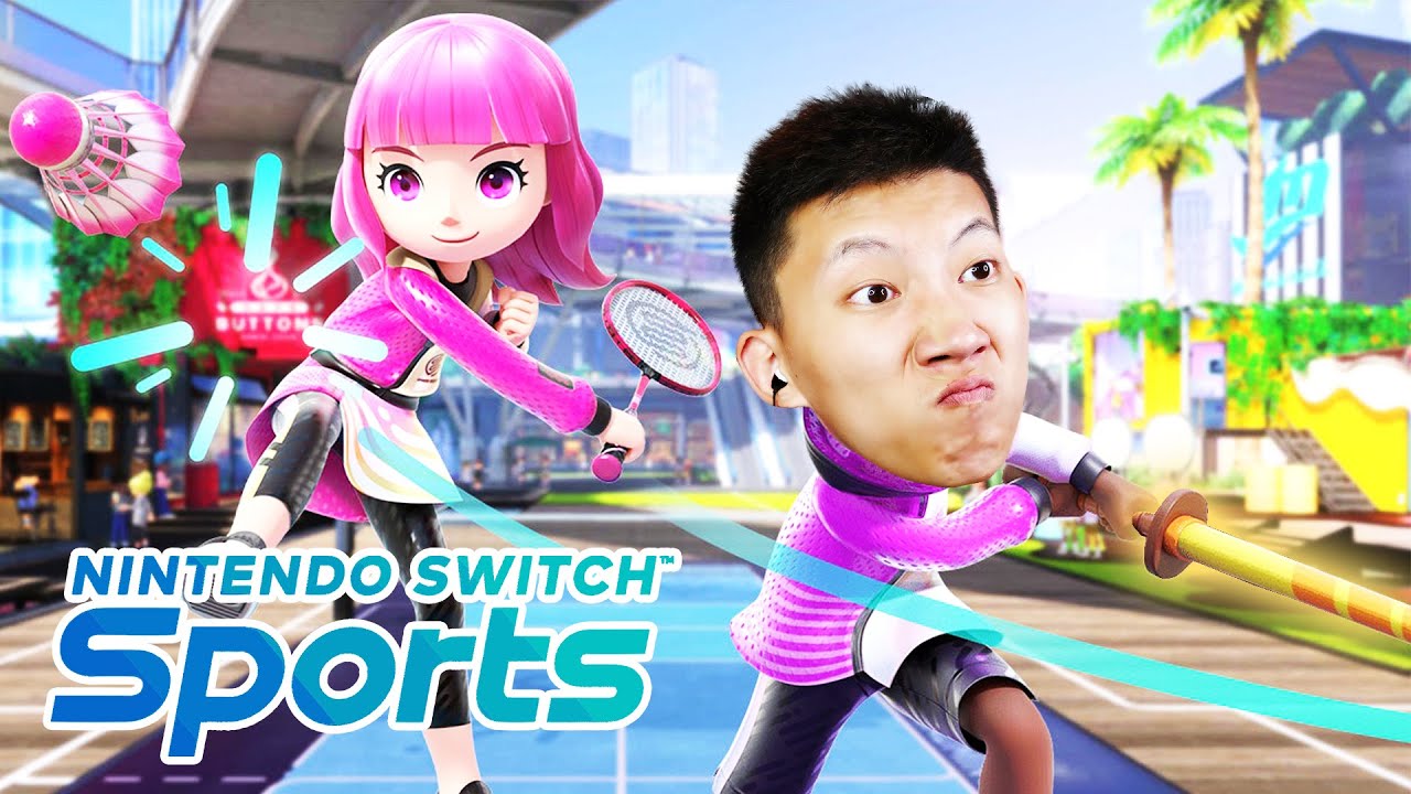 任天堂體感運動！差點把手柄甩飛！Switch Sports