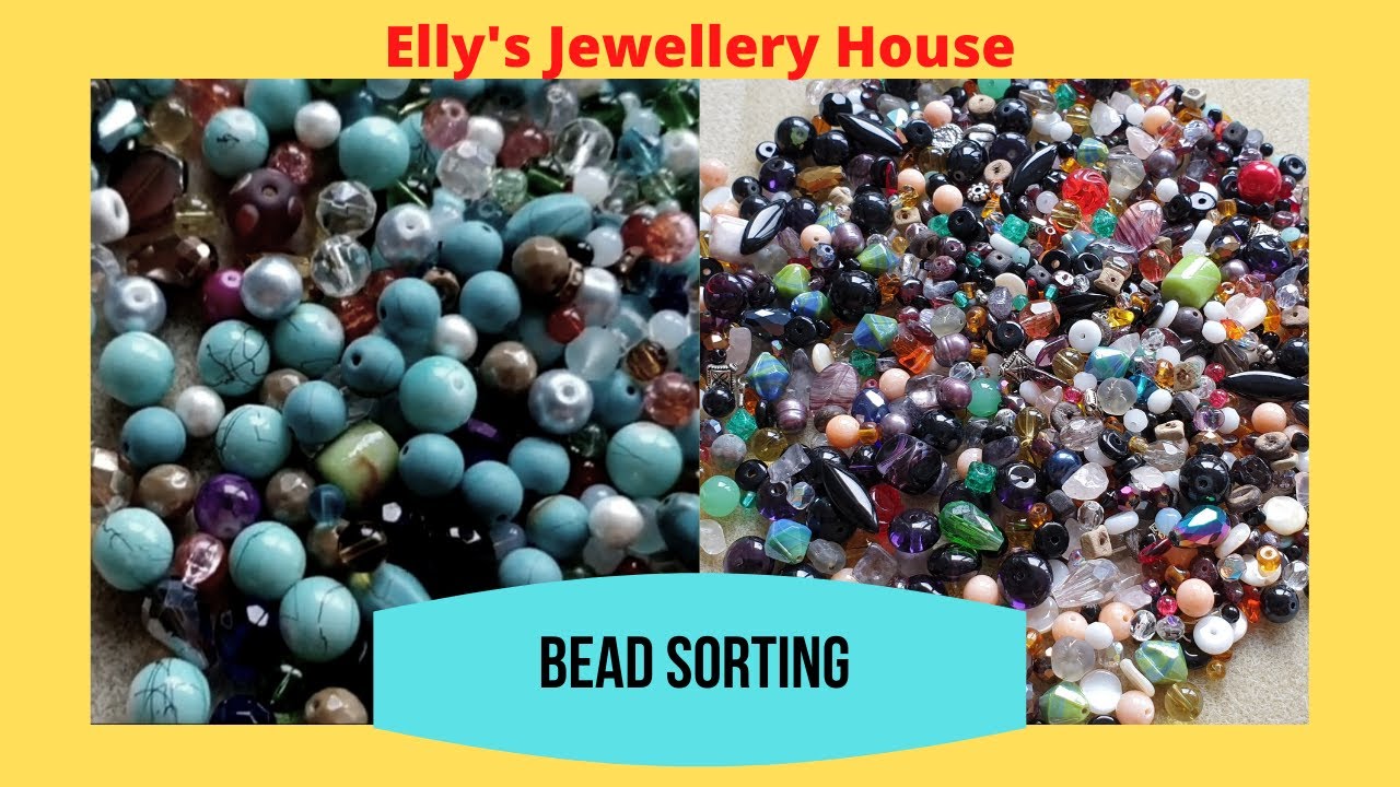 Glass Bead Organisation - Sorting Beads and Bagging