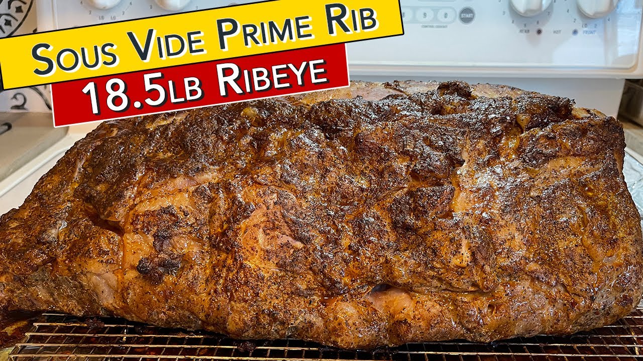 🍖 Идеально приготовленный 18,5-фунтовый отборный стейк из говяжьей вырезки по технологии Sous Vid...