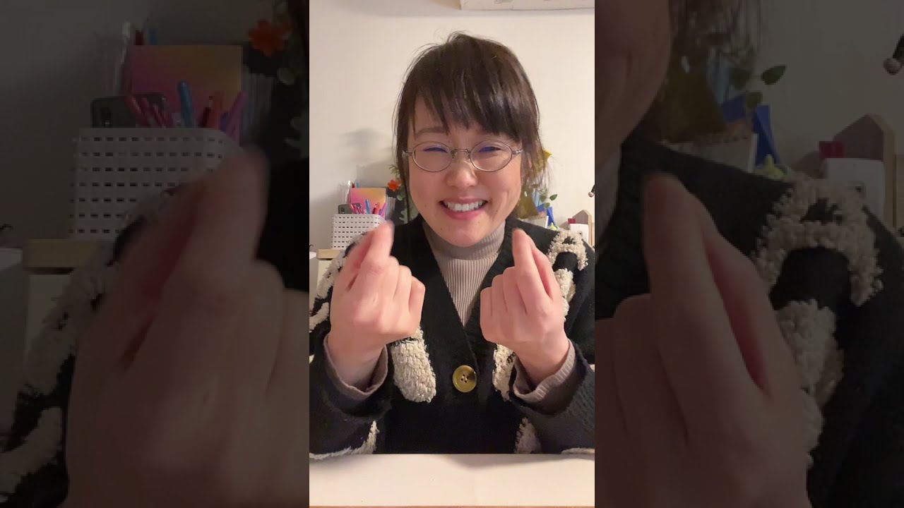 （字幕なし）今日の貴子さん。手話動画。88