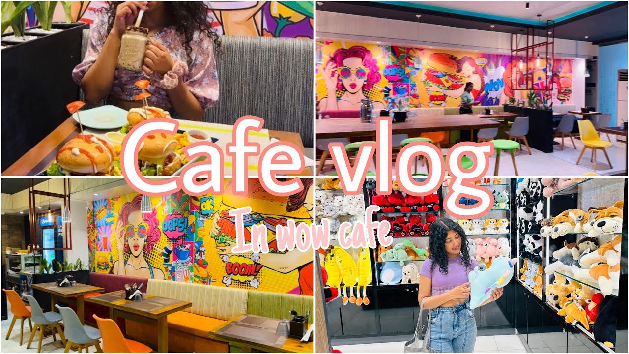 Day out vlog | Bubble tea බොන්න හොදම තැන 🧋🍔💗 |day in WOW CAFE #day vlog #cafe #dayinmylife