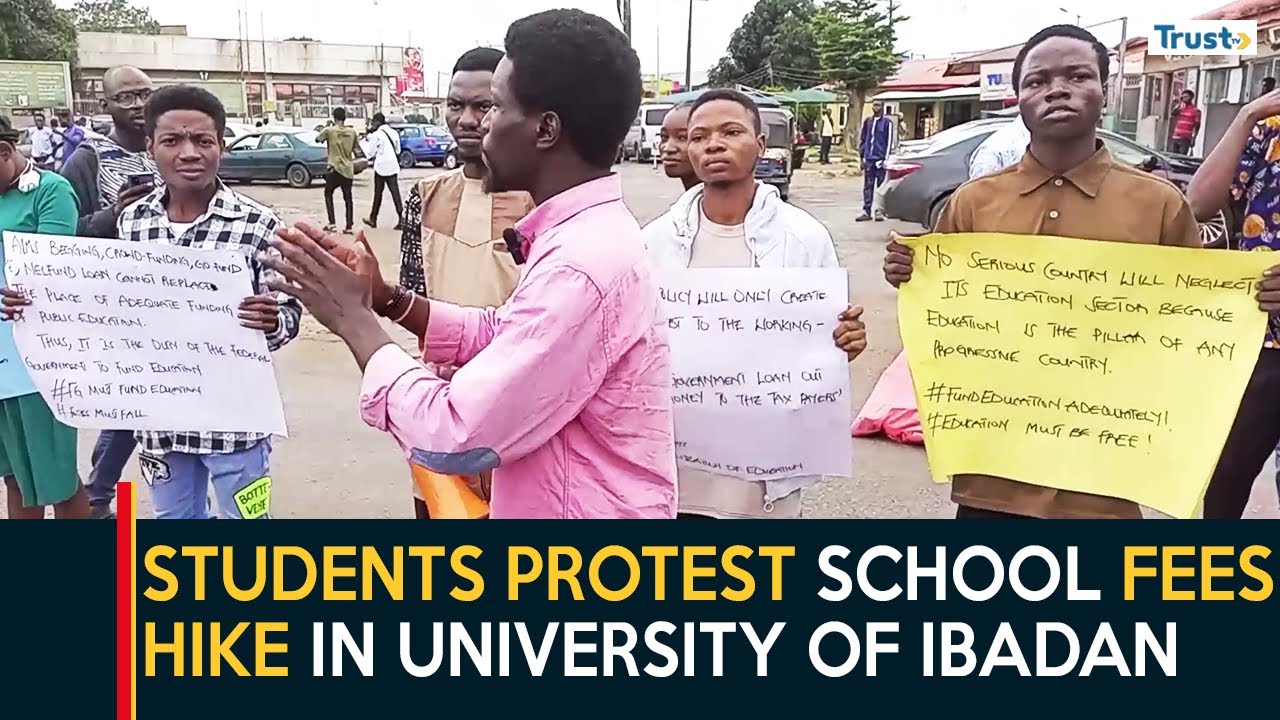 School Fees Hike: University of Ibadan Students Protest, Demand Reversal